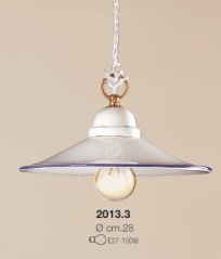 Keramický lustr PIATTO LISCIO 2013.3