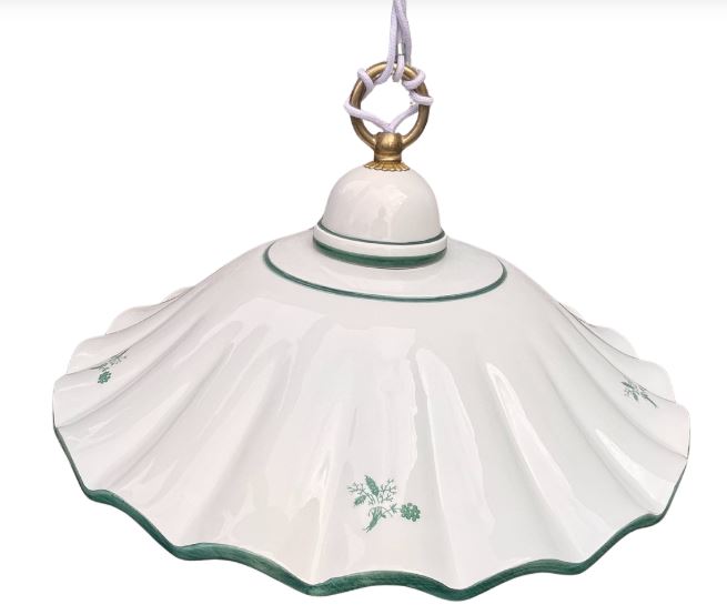 Keramické stropné svietidlo Fiori 2211.2 - ZELENÉ