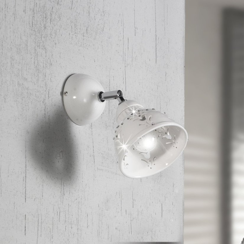 Keramické stropní svítidlo Callota - s krystaly 2250.1