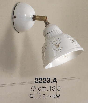 Keramická nástěnná lampa Callota 2223.A