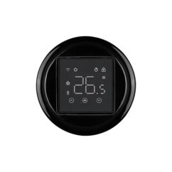 Keramický termostat pro chytrou domácnost, černý