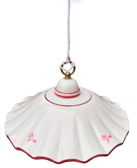 Keramické stropné svietidlo Fiori 2211.2 - ČERVENÉ