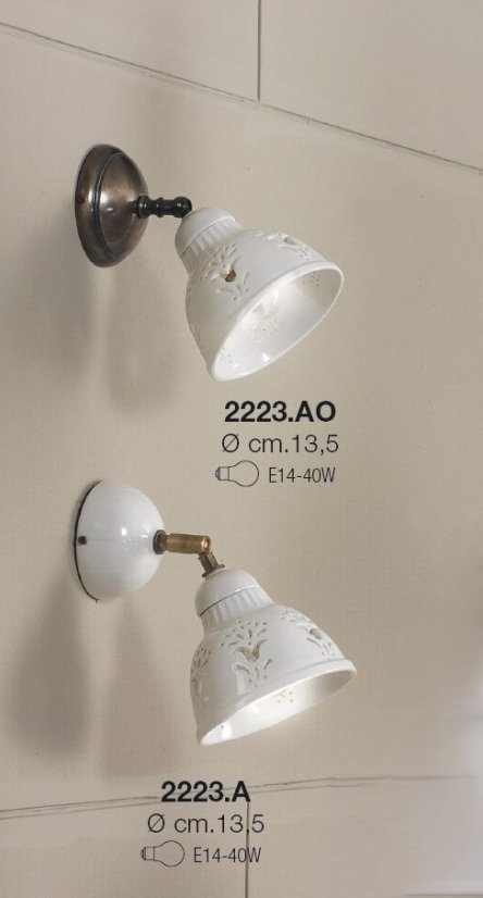 Keramická nástěnná lampa Callota 2223.A