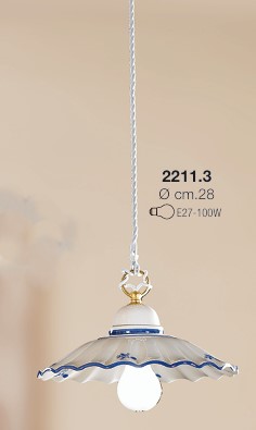 Keramické stropné svietidlo Fiori 2211.3