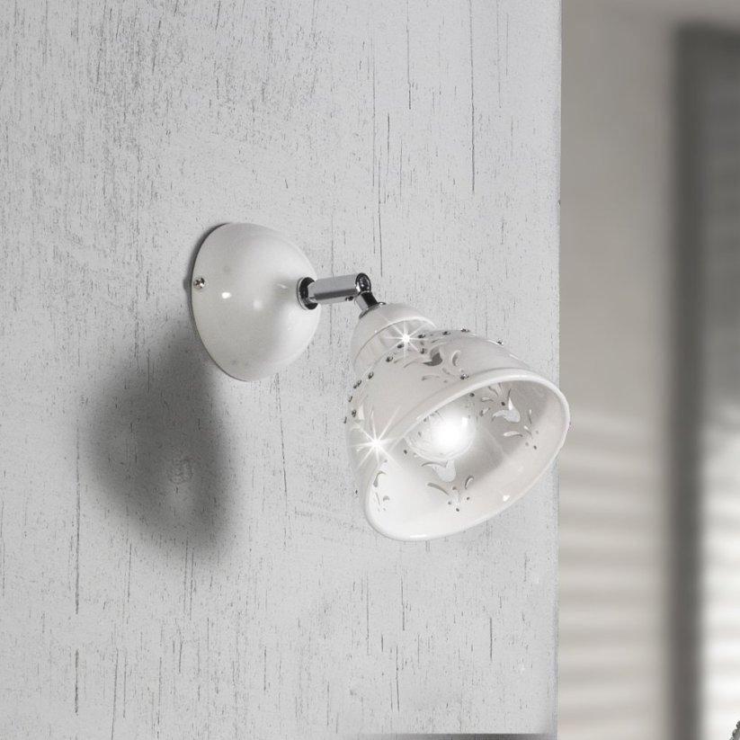 Keramické stropní svítidlo Callota - s krystaly 2250.1