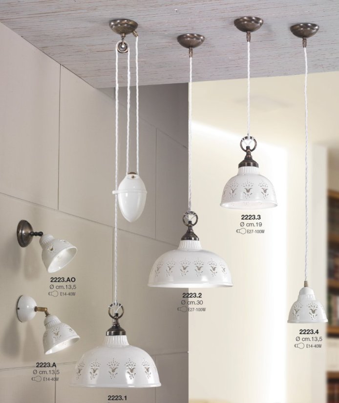 Keramická nástěnná lampa Callota 2223.A