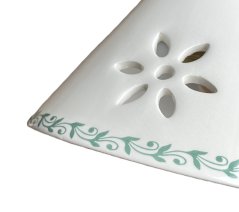 Keramická nástěnná lampa Foglie 2025.1 - ZELENÁ