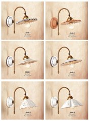 Keramické nástěnné svítidlo PIATTO LISCIO 2048.4