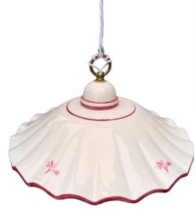 Keramické stropné svietidlo Fiori 2211.2 - ČERVENÉ