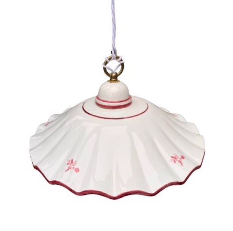 Keramické stropné svietidlo Fiori 2211.2 - ČERVENÉ