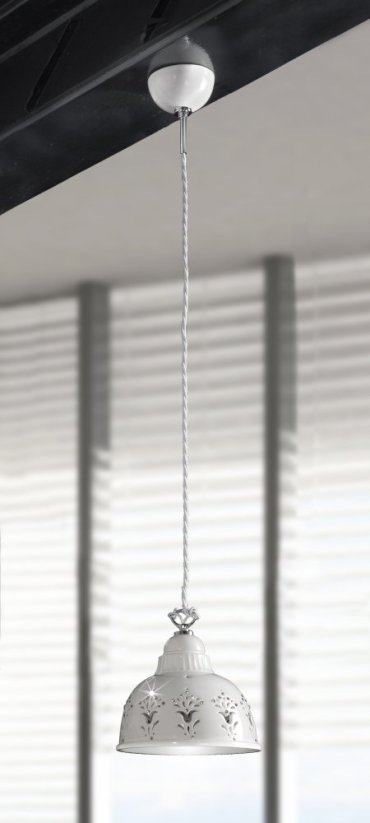 Keramické stropní svítidlo Callota - s krystaly 2250.1